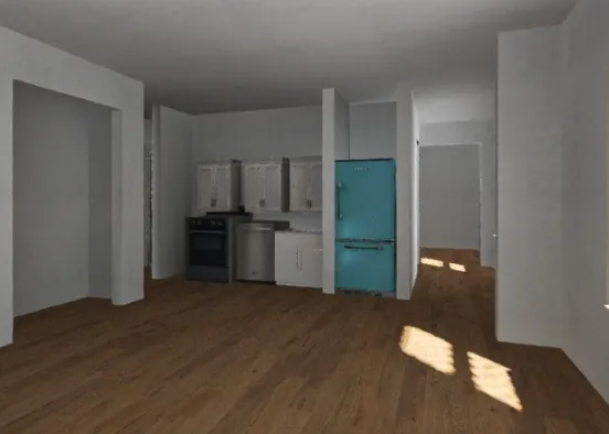 #  3rd Floor - June 2 bed Design Rendering