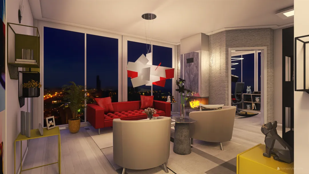 One Bedroom Apartment Take 5 3d design renderings