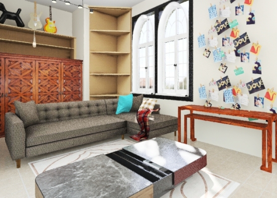 new living room bal Design Rendering