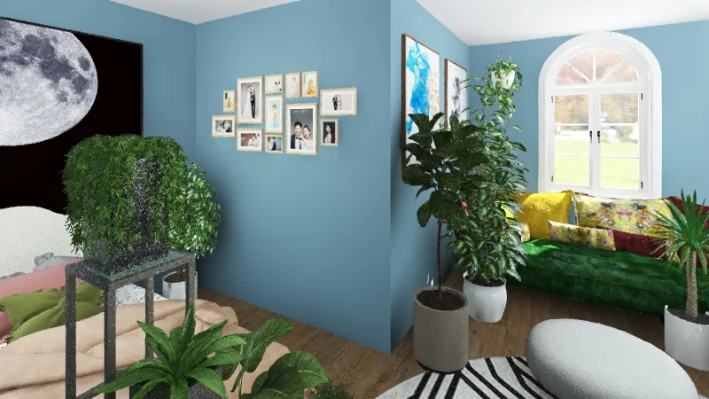 Small Room of Plants 3d design renderings