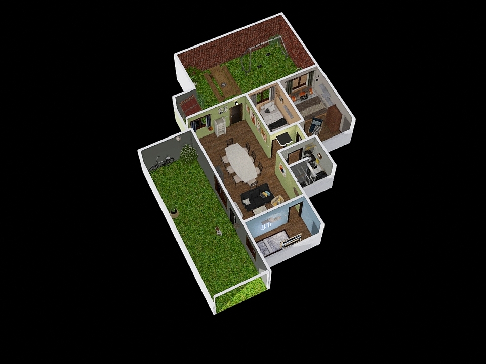 house family 3d design renderings