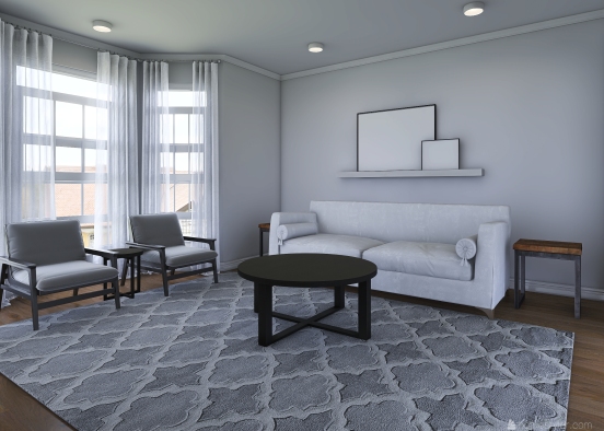 Sandra Living Room Design Rendering