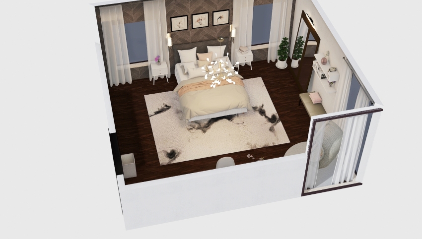 Bedroom 3d design picture 32