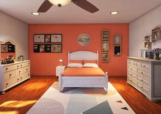 Singular Teen Room Design Rendering