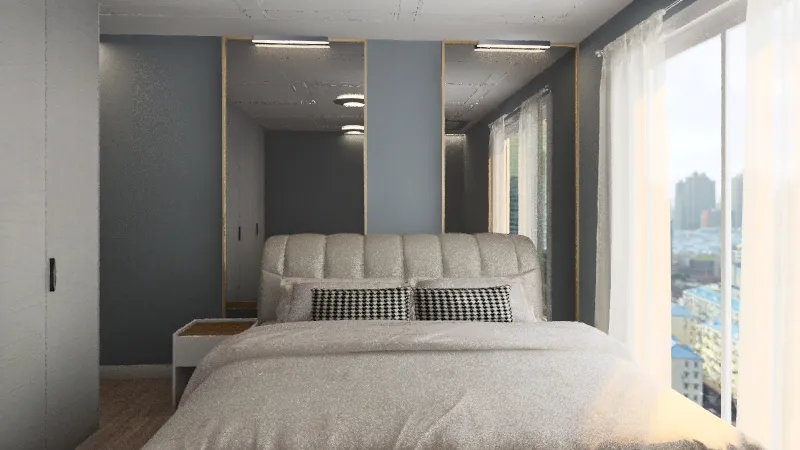 Room for those who live alone / Quarto para quem mora sozinho 3d design renderings