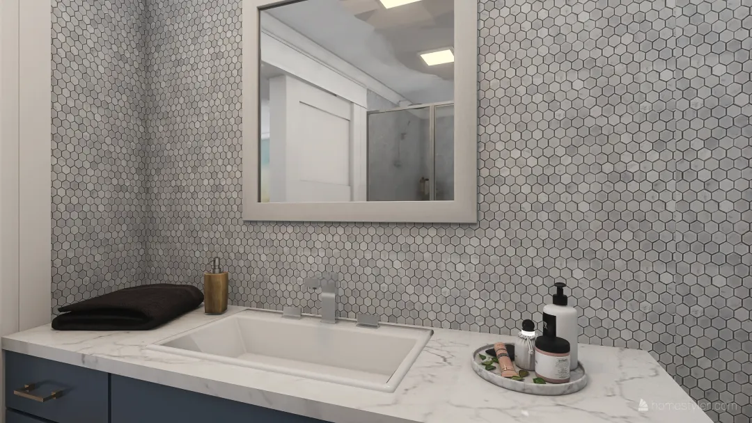 Bonito baño 3d design renderings