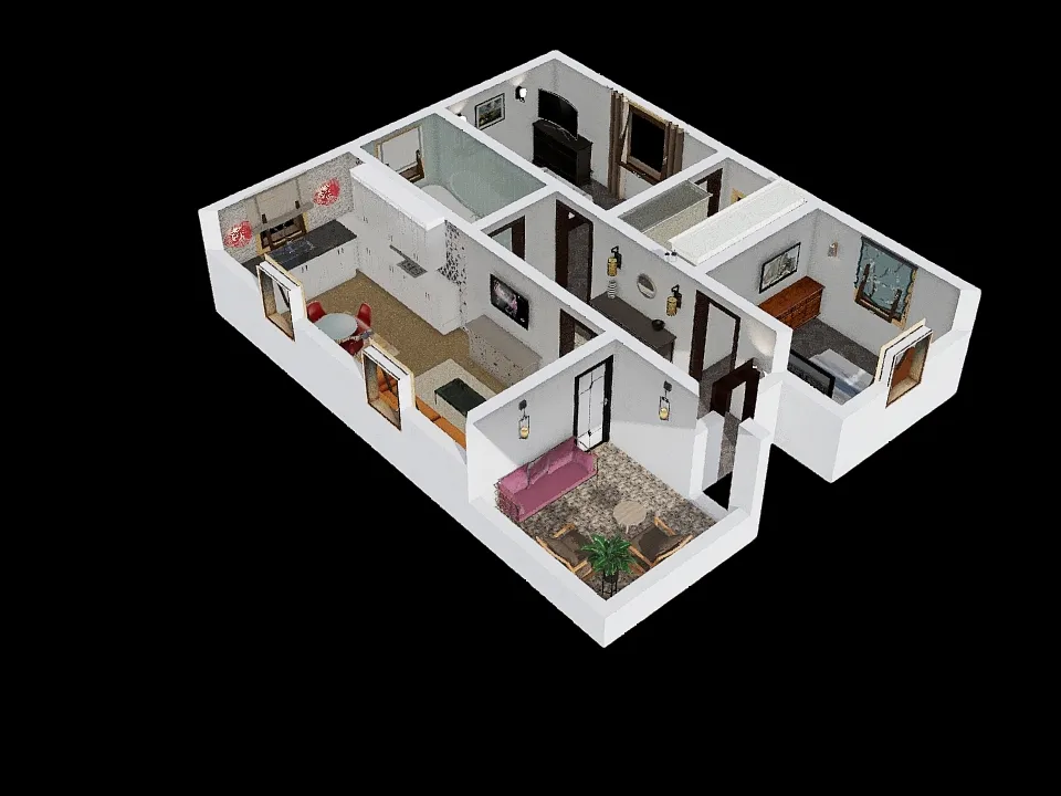 mmm house 3d design renderings