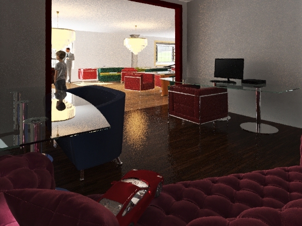 games room 3d design renderings