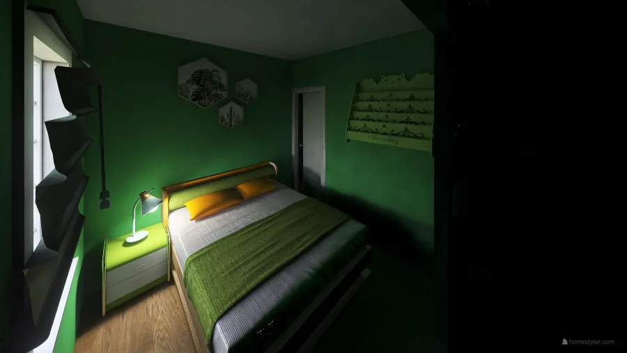 Closet (2ND BED) 3d design renderings