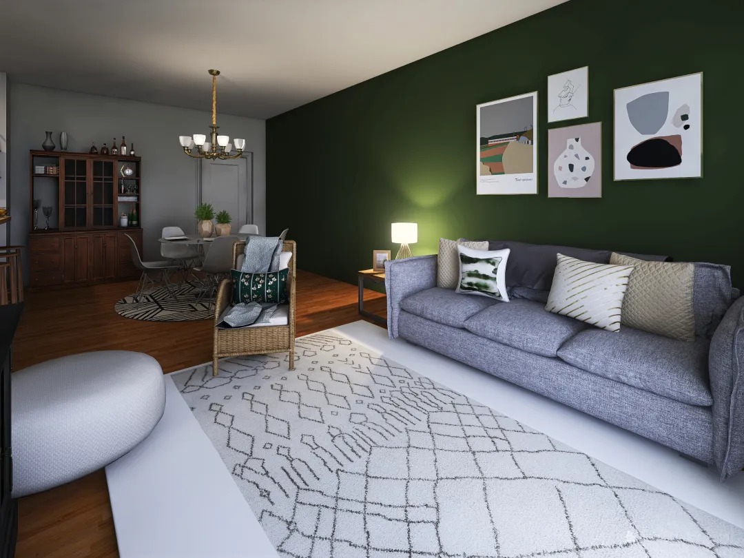 Brazilia 2 Bedroom 3d design renderings
