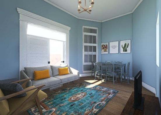 Living Space, Divisadero House V3 Design Rendering