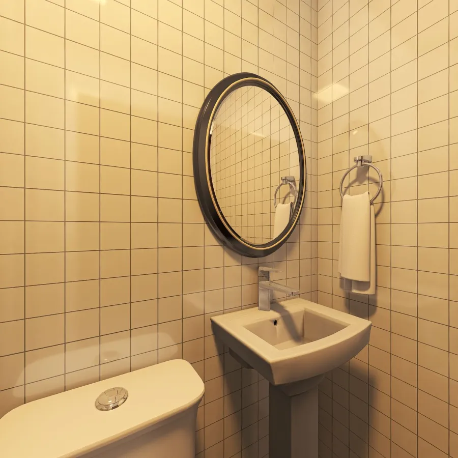 Banheiro serviço 3d design renderings