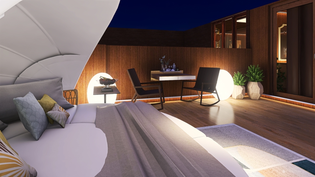 Balcony 3d design renderings