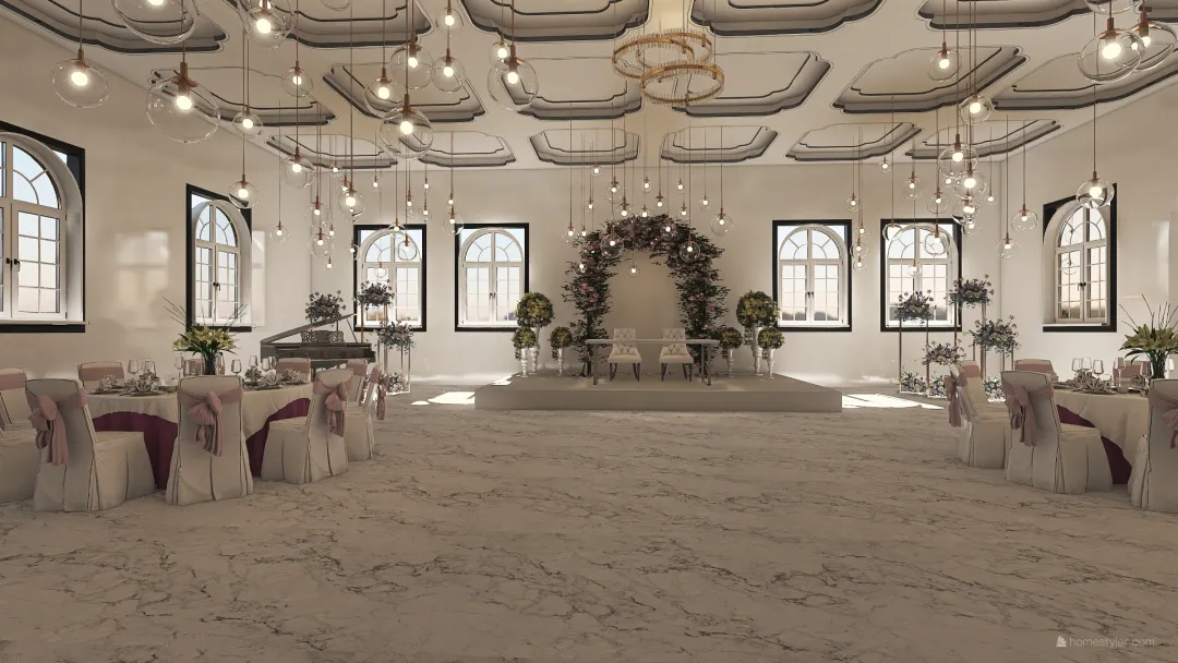 Wedding 3d design renderings