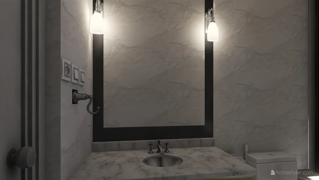 Banheiro 2 - Modificações 3d design renderings
