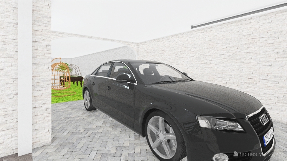 Estacionamiento 3d design renderings