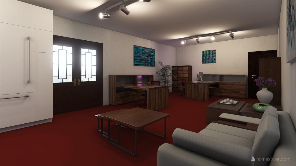 Garage/Workshop 3d design renderings