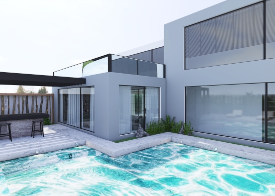 Vacation house.  Design Rendering