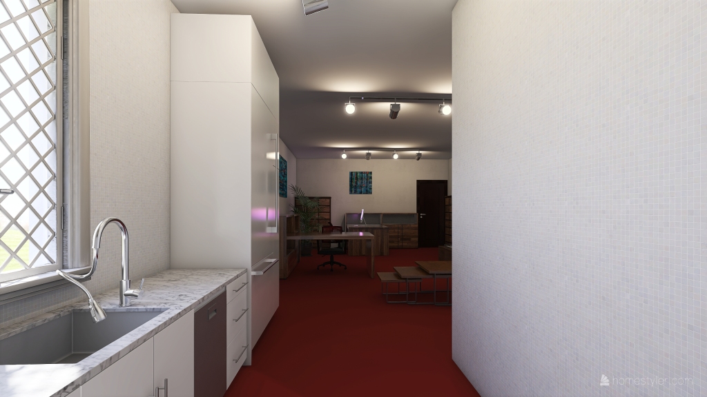 Garage/Workshop 3d design renderings