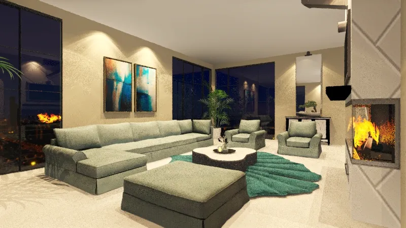 Casa Conteito 3d design renderings