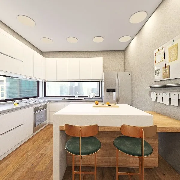 studio apartment 2 3d design renderings