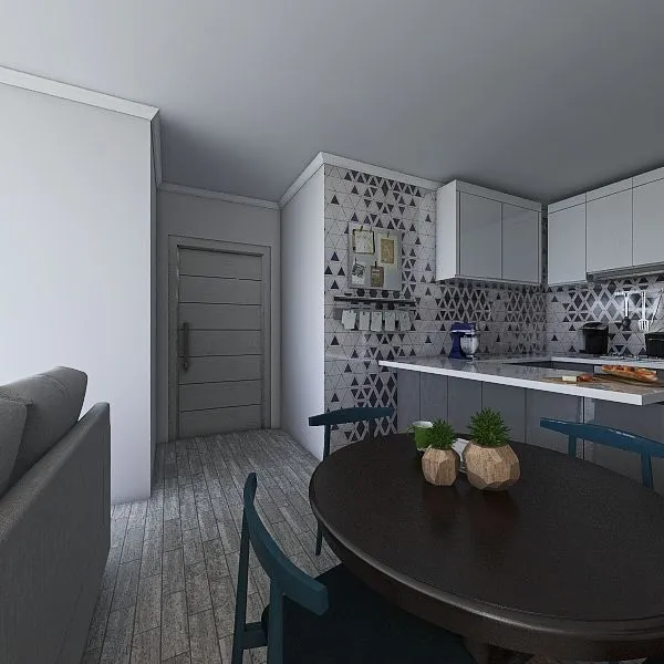 1 bedroom (DONE) 3d design renderings