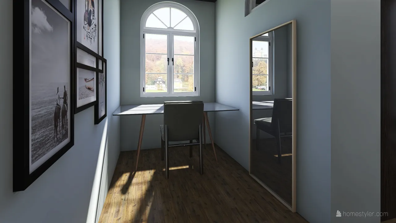 Mini casa Moderna 3d design renderings
