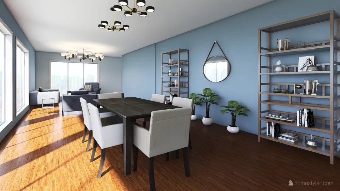 Apartment with view! 3d design renderings