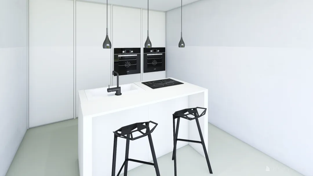 minimalist house 3d design renderings