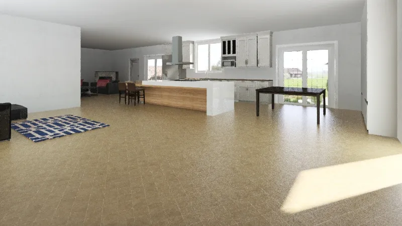 Alba's Kitchen 3d design renderings