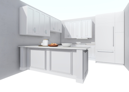 Darell kitchen Design Rendering