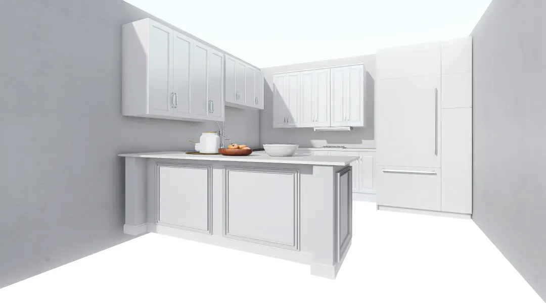 Darell kitchen 3d design renderings