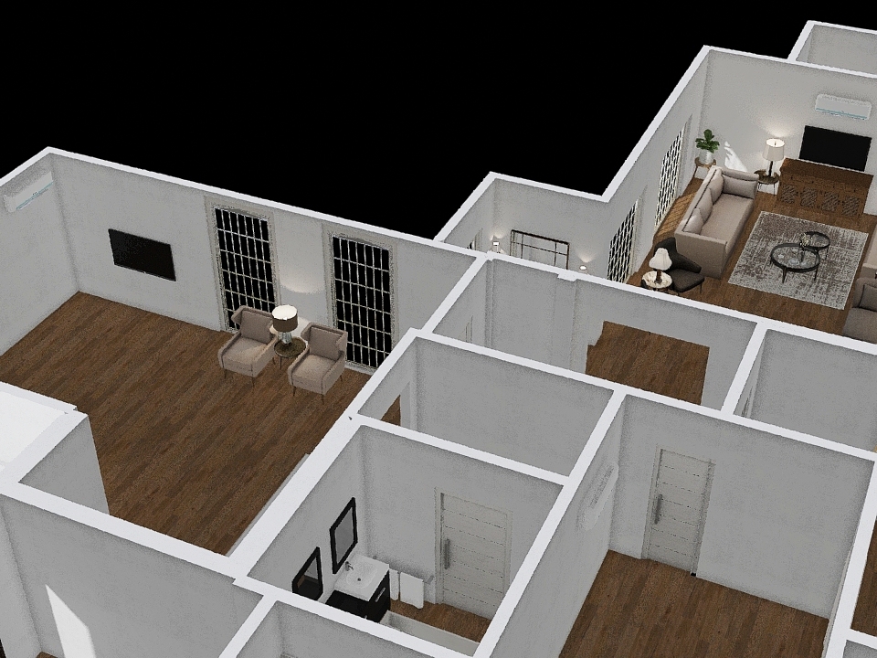full house original templete 3d design renderings