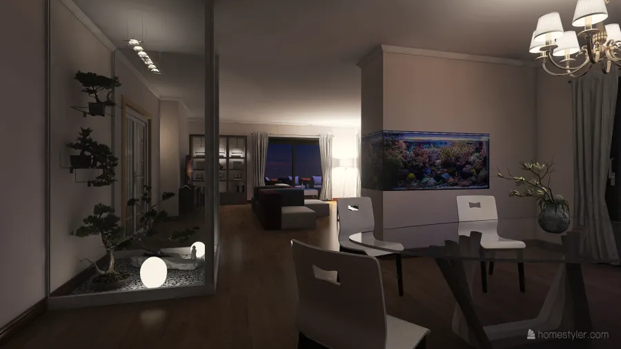 Sala Pranzo 3d design renderings
