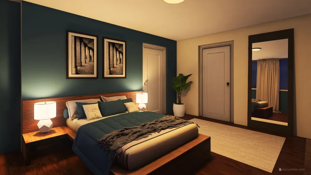 Dormitorio Josue 3d design renderings