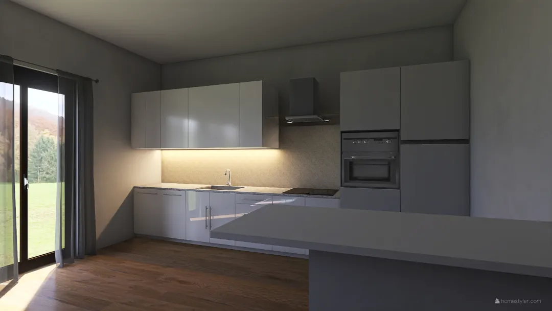Appartamento_Grani 3d design renderings