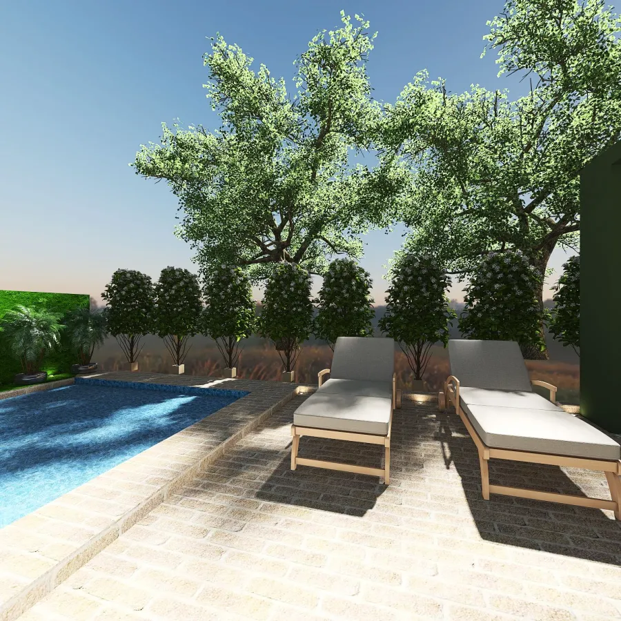 piscina 3d design renderings