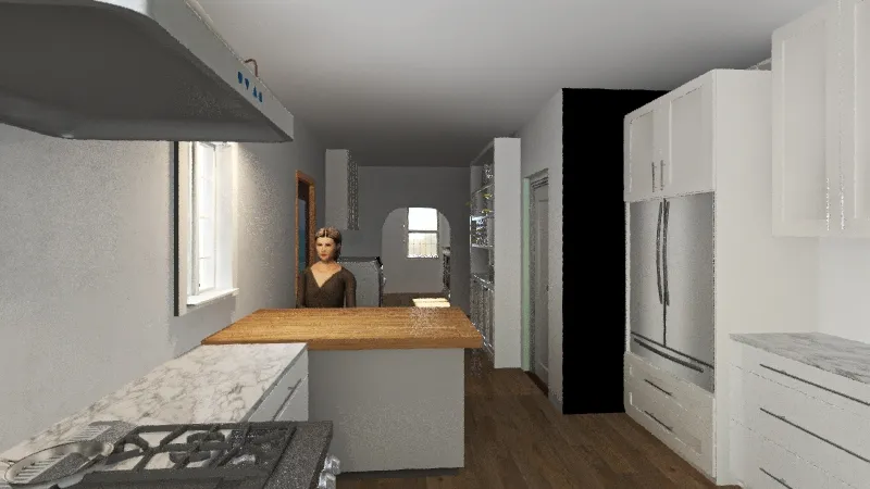 1207 Kitchen 3 3d design renderings