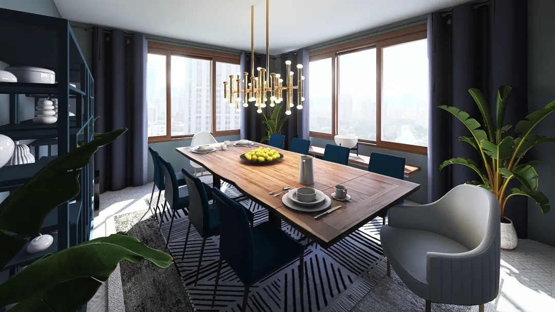 Q / Dining Room 3d design renderings