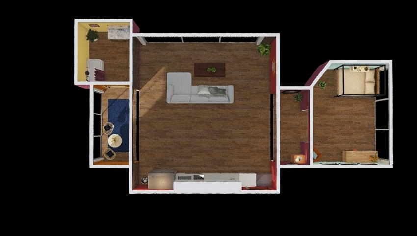 Complimentary Color House 3d design picture 90.03