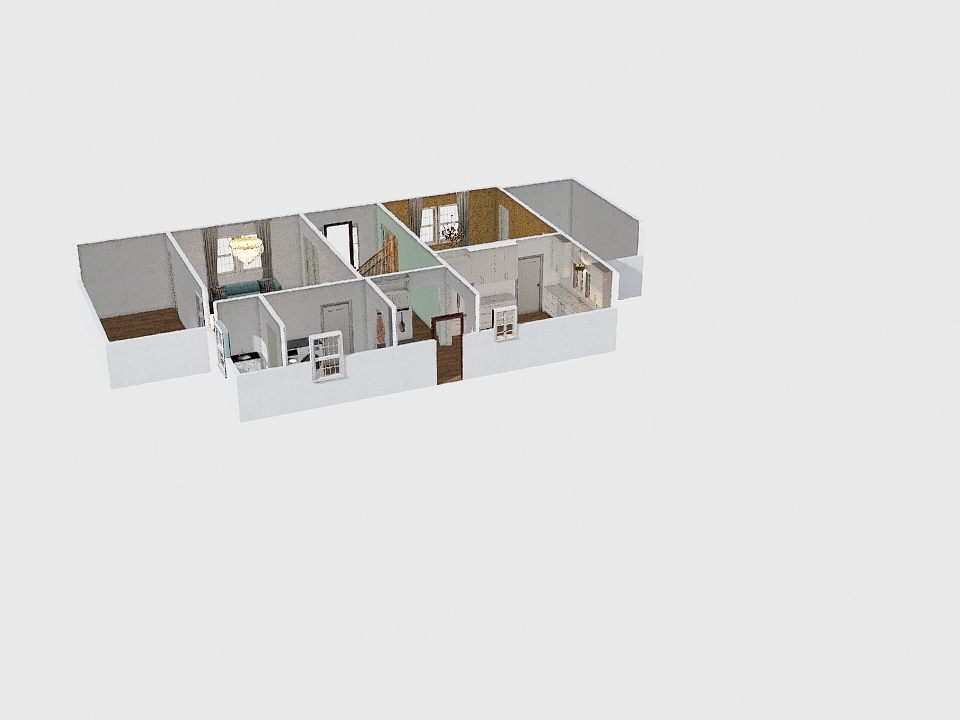 1207 Kitchen 4 3d design renderings