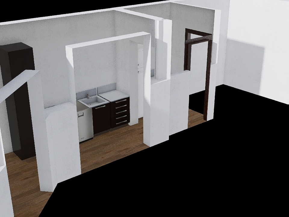 Nieduza - kuchnia 3d design renderings