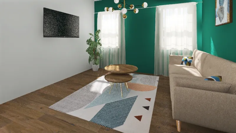 casa verde agua 3d design renderings