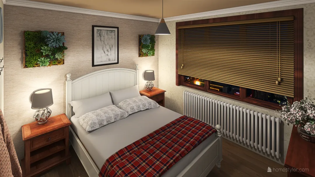 Bedroom - 01 3d design renderings