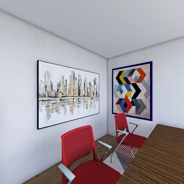 Ashley's Home Office 3d design renderings