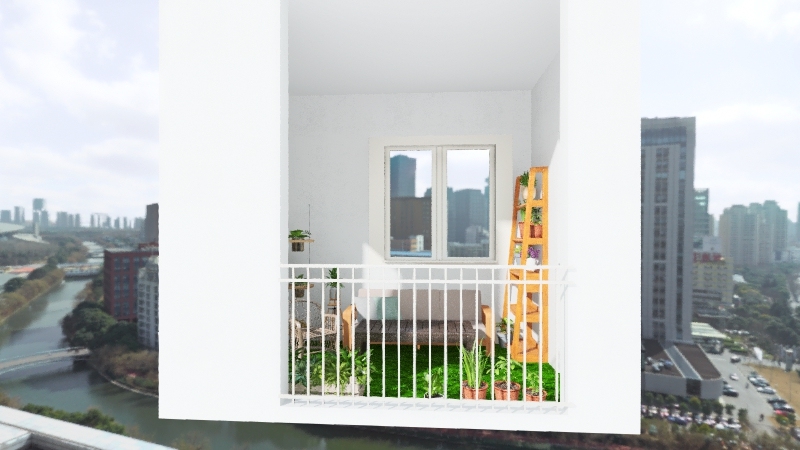 My Balcony 3d design renderings