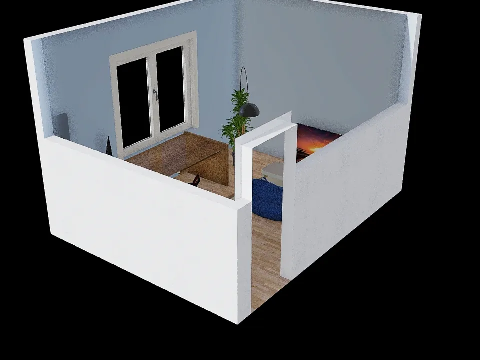 Study Room 3 3d design renderings