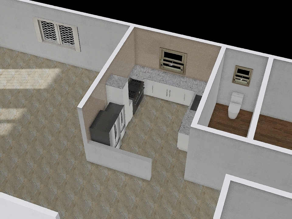 hisham apartment 1 3d design renderings