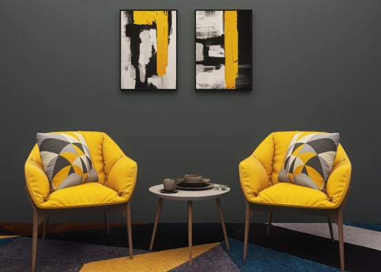 yellow&grey (simple) Design Rendering