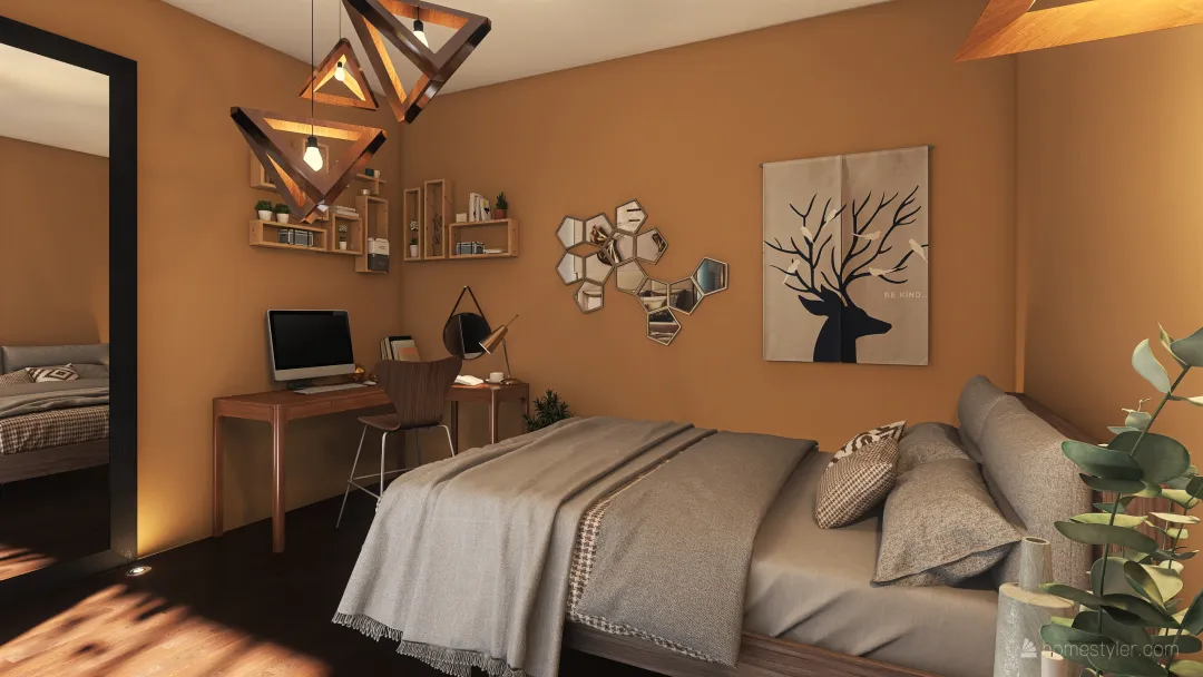 Dormitorio Cata 3d design renderings